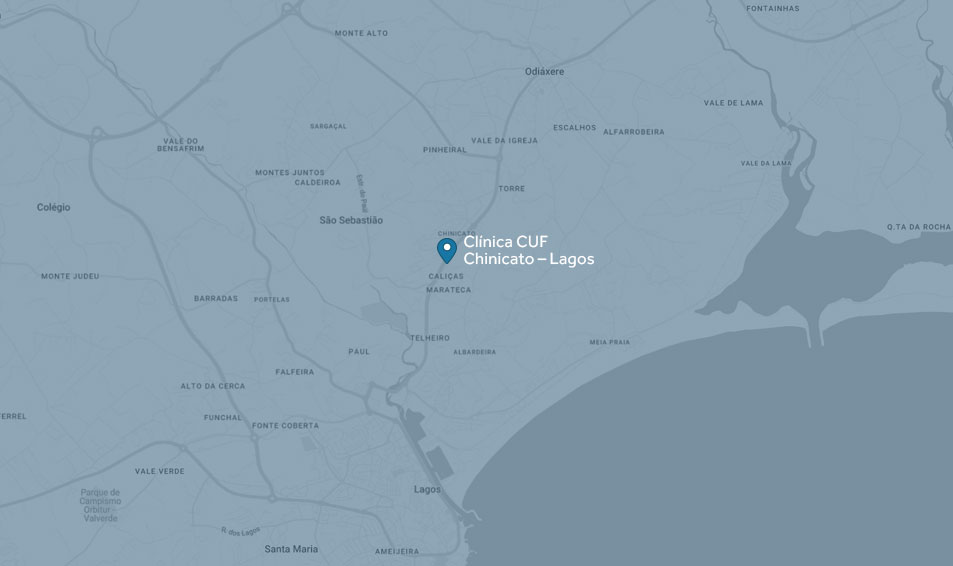Clínica Particular de Lagos — mapa